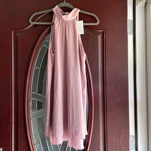 Mauve Tie Neck dress